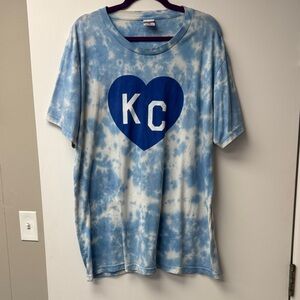 Show your Kansas City love with this Charlie Hustle Tie-Dye Shirt with Heart